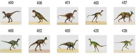 Figure 7.  Top 10 images retrieved for Dinosaur. 