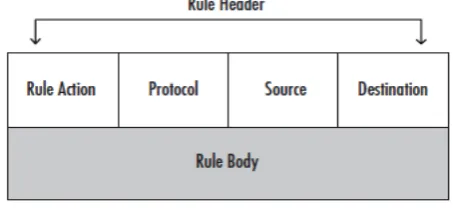 Figure 3 The basic structure of snort Rules 