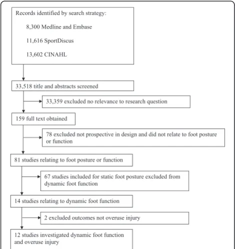Figure 1 Search results through the review process.