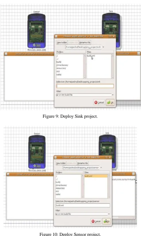 Figure 10: Deploy Sensor project. 