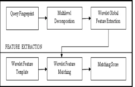 Figure 5.  Block diagram of fingerprint recognition algorithm[18] 