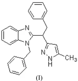 Fig. 1. All geometric parameters of (I) are normal and are