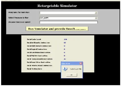 Figure 3: GUI for SIM-A Simulator This is the interface through which user will enter the 