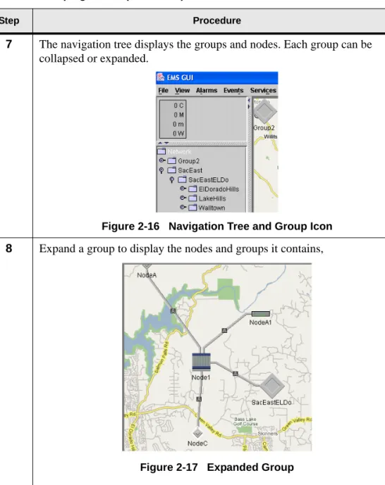 Figure 2-16   Navigation Tree and Group Icon  8 Expand a group to display the nodes and groups it contains, 