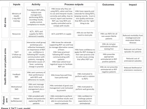 Figure 2 TACT Logic model.