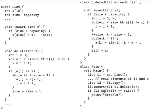 Fig. 9. lists.kool: implementation of lists in kool