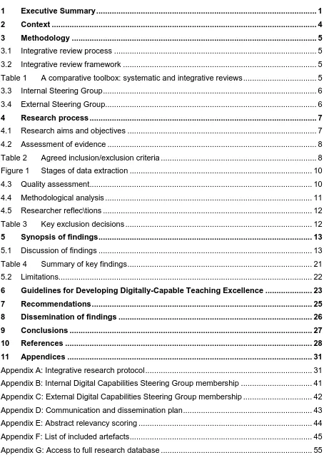 Table 1 A comparative toolbox: systematic and integrative reviews ................................