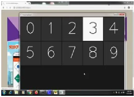 Fig.8: client details entered are displayed on the screen.  