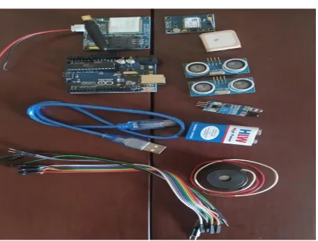 Fig 1: Images of components used in the proposed prototype. 