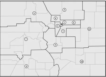 Figure 6.  Transportation Commission Districts 