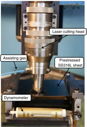Fig. 1 Set-up of the laser system