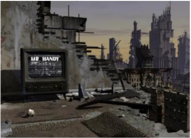 Figure 8 - Screenshot from Opening Cinematic, Fallout: A Post Nuclear Role Playing Game, Beverly Hills, CA: Interplay Entertainment, 1997