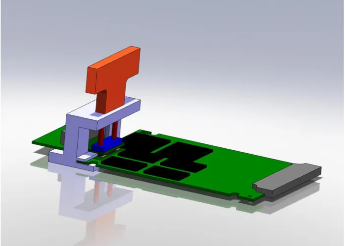 Figure 2.4 3-D model of the Holding Block design. 