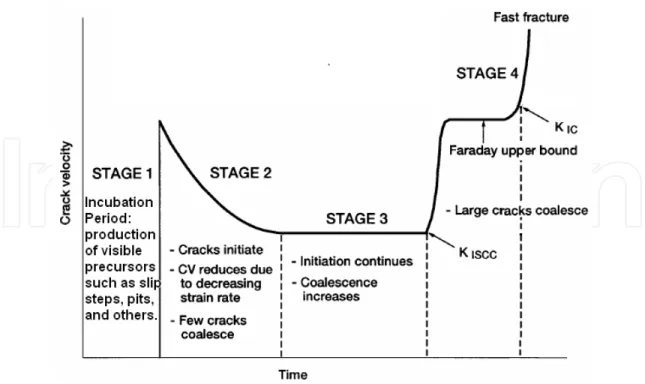 Figure 4. Time evolution of a multiple SCC: adapted from [10].