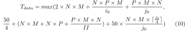 Fig. 6 MMM for large input sizes and CPUs with L1 data cache only