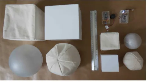 Table 1. Characteristics of the tangible hybrid objects. 