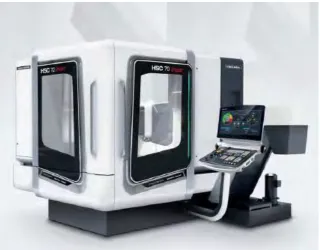 Figure 2.1 : HSC 70 Linear five axis Milling Machine (adapted from Centers, n.d.) 