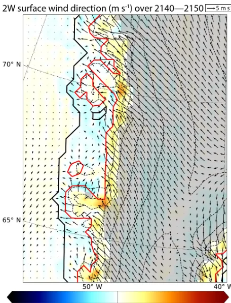 Fig. 11a), NF and PF (green dots, Fig. 11a) and PF and 2W(Fig. 11b) as a function of the ice sheet altitude