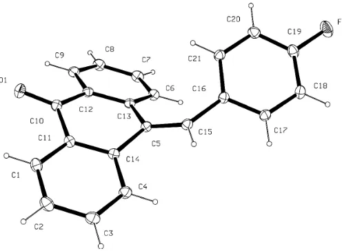 Figure 1The structure of (I), shown with 30% probability displacement ellipsoids.