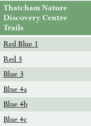 Figure 4 - Sample locations from Thatcham Trails (BBOWT) 