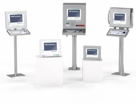 Figure 1: P+F remote monitors are thin client  solutions for demanding, industrial applications 