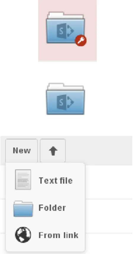 Figure 4.2: New button options