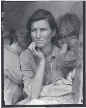 Figure 1.2: Dorothea Lang, Migrant Mother, 1936   [permission under Creative Commons].
