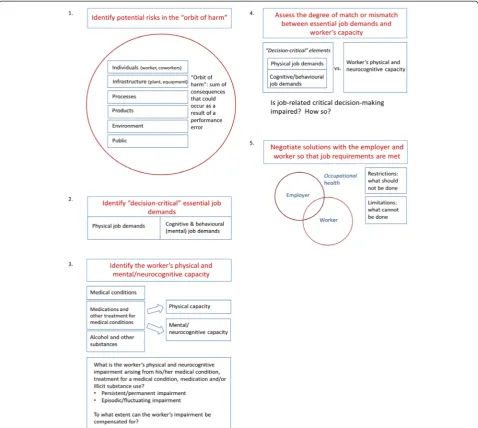 Fig. 1 Proposed stepwise approach for assessing “decision-critical” workers. Details of individual steps are outlined in the article text
