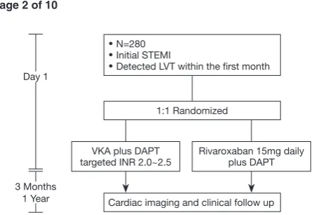 Figure 1 Study flowchart. STEMI, ST-elevation myocardial infarction; VKA, vitamin K antagonist; DAPT, dual antiplatelet therapy (DAPT is composed of 100 mg daily aspirin and 75 mg daily clopidogrel).