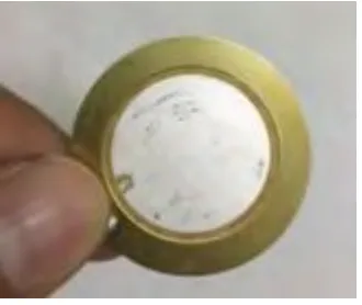 Figure 2.1: Piezoelectric Disk 