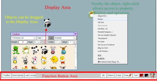 Figure 1: Magic Board software interface  z  Problem Center (PC) 