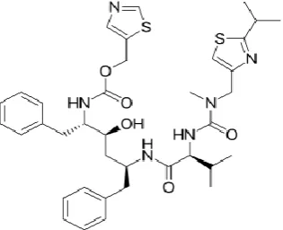 Fig 1. Structure of Ritonavir  