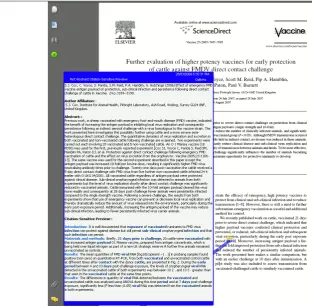 Figure 5: A sample pop-up with an automatically generated summary, triggered by a mouse action overthe citation