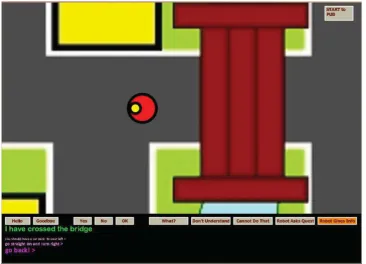 Figure 1. The interface of the user without the monitor (as used in the second WOz study).
