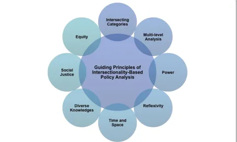 Figure 1 Guiding principles of Intersectionality-Based Policy Analysis.