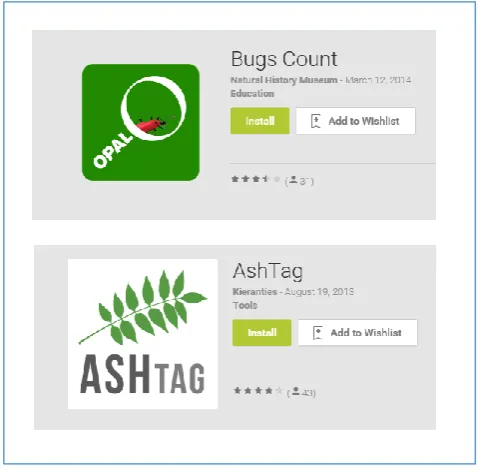 Figure 3 - Citizen Science Native Apps 
