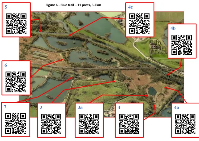Figure 6 - Blue trail – 11 posts, 3.2km 