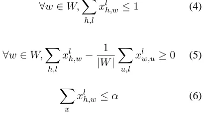 Table 1: Probabilities of subj, d(irect)obj, in, at, after,with, to given the verb study