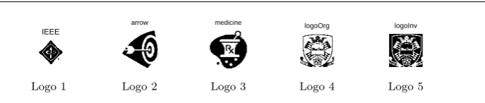 Fig. 10 An example of comparing the choice of logo with the same bit count (8192) beingembedded using the intra re-quantization-based embedding on robustness to - Row 1: Qualityscalability attack on full resolution; and Row 2: Joint resolution-quality scalability attack (halfresolution).