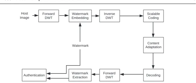 Fig. 3 Joint compression-watermarking and content adaptation attack.