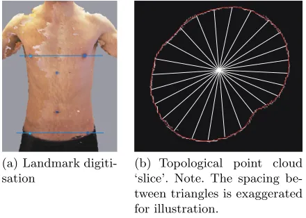 Fig. 5. The digitisation and segmentation technique
