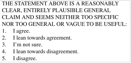 Figure 2: Instructions for scaled judging