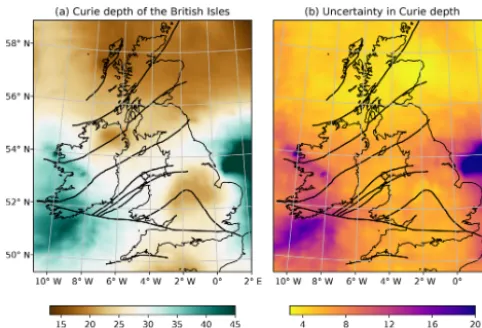 Table 1. Thermal properties assigned to each layer in the BritishIsles, summarized from Mather et al