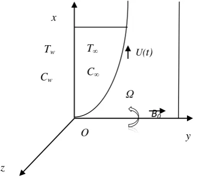 Figure 1. Geometrical Description of the problem