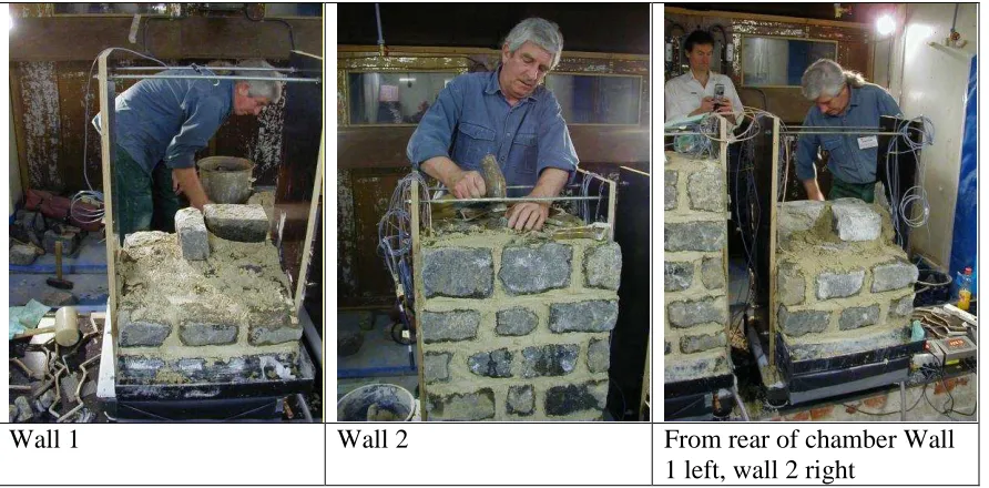 Figure 6 Continuation work walls 1 and 2 under construction 
