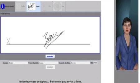 Figure 1: User interface for the multibiometric au- thentication system. 
