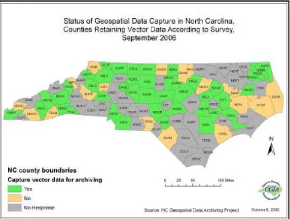 Figure 1:  Data Capture Status by County 