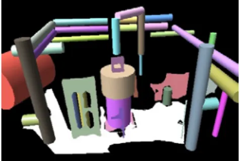 Figure 3 shows the result of the automatic modelling of the point cloud shown in Figure 2