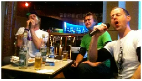 Figure 1: Karaoke is a singing entertainment system.