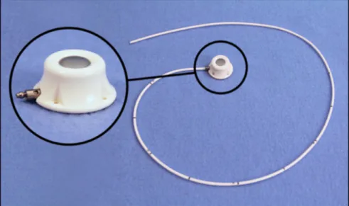 Figure 6: Port-A-Cath, port with catheter attached. Copyright© 2014, EBSCO Information Services.
